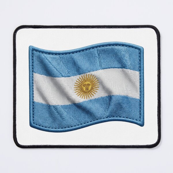 Item preview, Embroidered Argentina Flag Patch - Waving Tactical Crest Design designed and sold by FootballCrazy10.