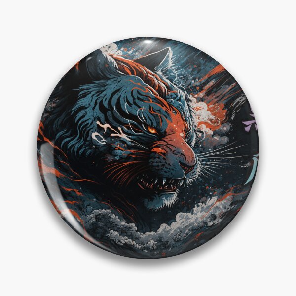 Item preview, Black Tiger: Guardian of the Mountain Realm designed and sold by Fei Long Design Hub.