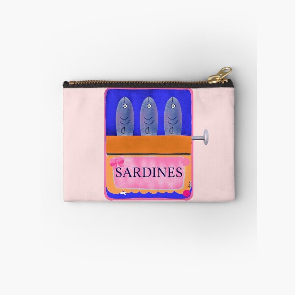 Item preview, Sardines on pastel pink background designed and sold by giulyz.
