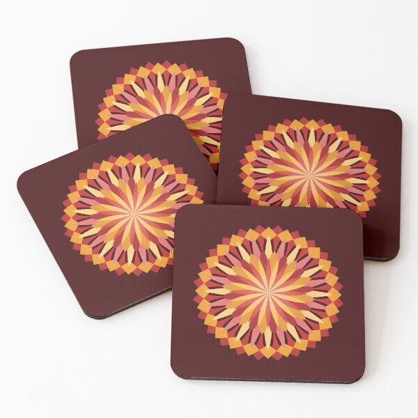 Item preview, Red and Orange Overlapping Flower designed and sold by DHTDesigns.