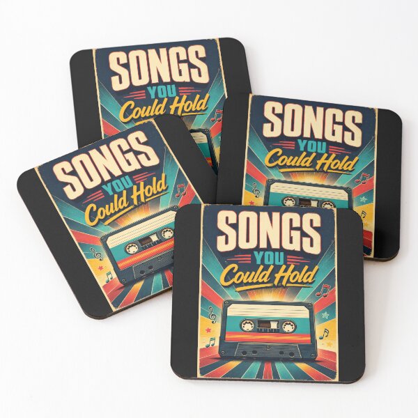 Item preview, Songs You Could Hold Retro Cassette Poster designed and sold by Sketchlegacy.