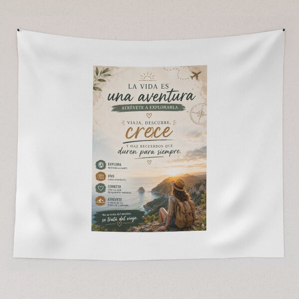 Item preview, The World Is Yours To Explore | Travel Motivation designed and sold by Frasesmotiva56.