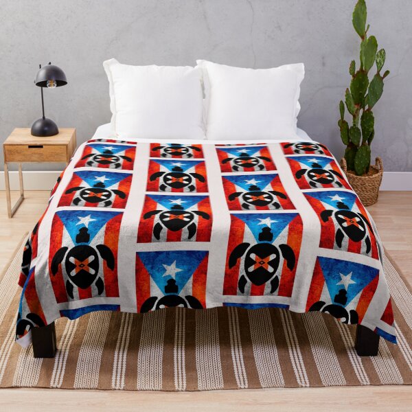 Item preview, Puerto Rico Flag Taino Turtle Boricua Pride designed and sold by erozzz.