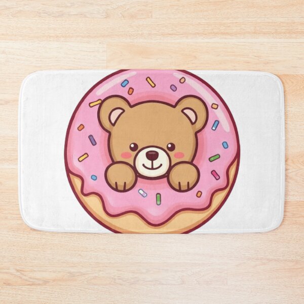 Item preview, Donut Bear Kawaii Sticker designed and sold by Stylestickers55.
