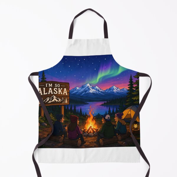 Item preview, Estoy muy acampando en Alaska designed and sold by YahnaKay.