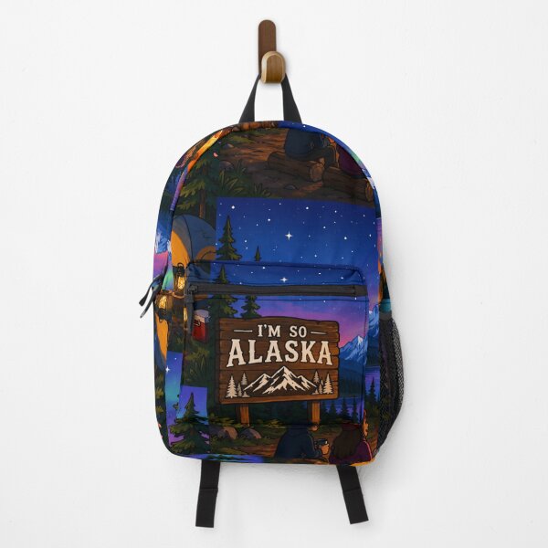 Item preview, Estoy muy acampando en Alaska designed and sold by YahnaKay.