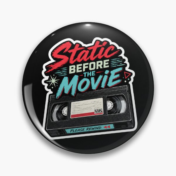Item preview, Static Before the Movie Retro VHS Sticker  designed and sold by Sketchlegacy.