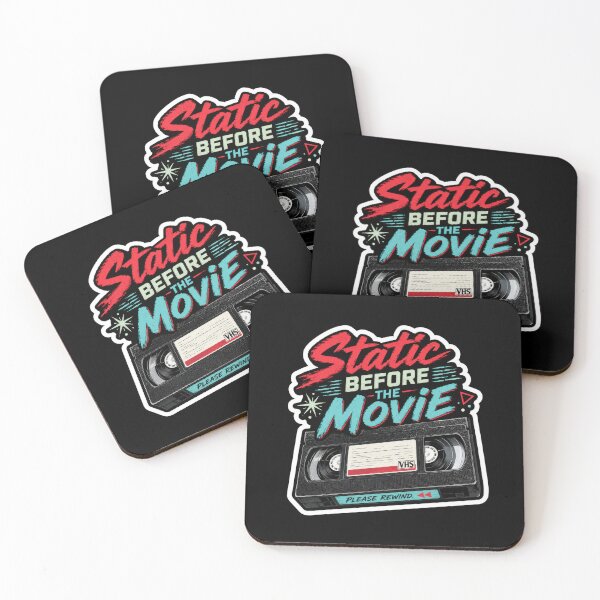 Item preview, Static Before the Movie Retro VHS Sticker designed and sold by Sketchlegacy.