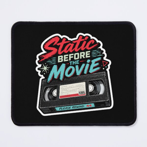 Item preview, Static Before the Movie Retro VHS Sticker designed and sold by Sketchlegacy.