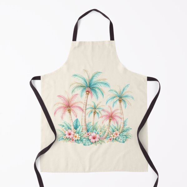 Item preview, Pastel Tropical Palm Trees | Beach Paradise Summer Illustration designed and sold by looplandger.
