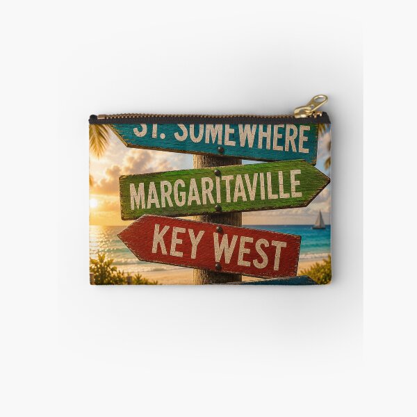 Item preview, St Somewhere Margaritaville Key West Port of Indecision Signpost - 9216x9216 designed and sold by darky72.