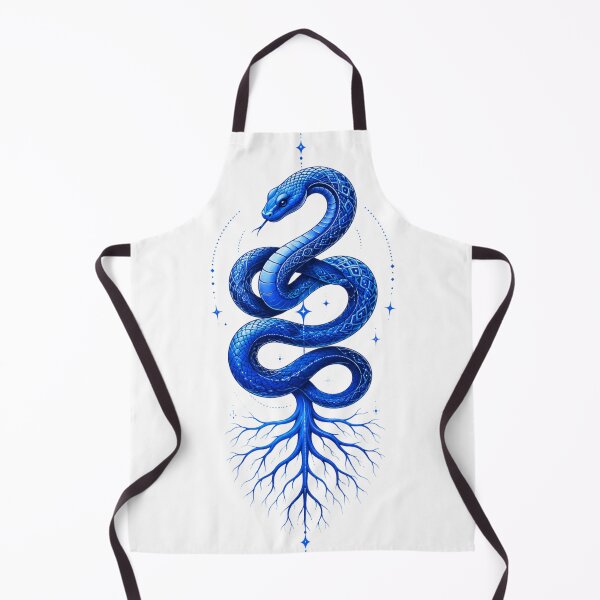 Item preview, Mystic blue snake with roots – Spiritual snake tree design designed and sold by FusiTink.