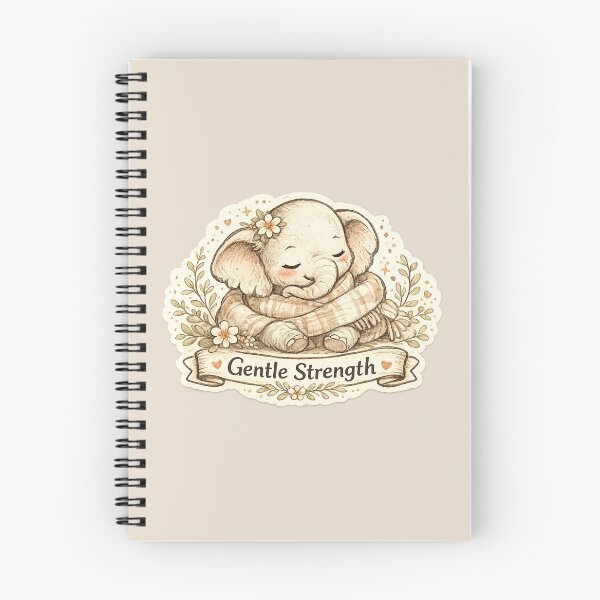 Item preview, Gentle Strength Elephant Inspirational Design designed and sold by Safe Haven Pets.
