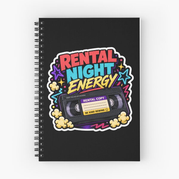 Item preview, Rental Night Energy Retro VHS Sticker  designed and sold by Sketchlegacy.