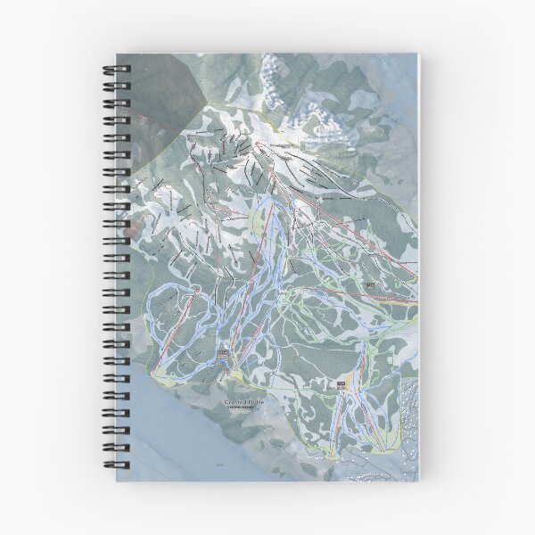 Item preview, Crested Butte Resort Trail Map designed and sold by Mapsynergy.