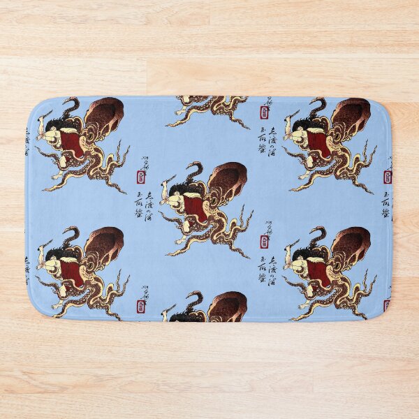 Item preview, Japanese Abolone Diver and Octopus Fighting designed and sold by Pixelchicken.