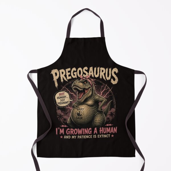 Item preview, Pregosaurus, not hungry just pregnant, i'm growing a human design designed and sold by 2catsDesigner.