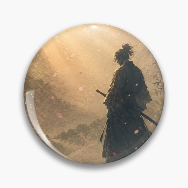 Item preview, Samurai Japanese – Sakura Dawn Wall Art, Vintage Japan Aesthetic designed and sold by Yuzan-japan-art.