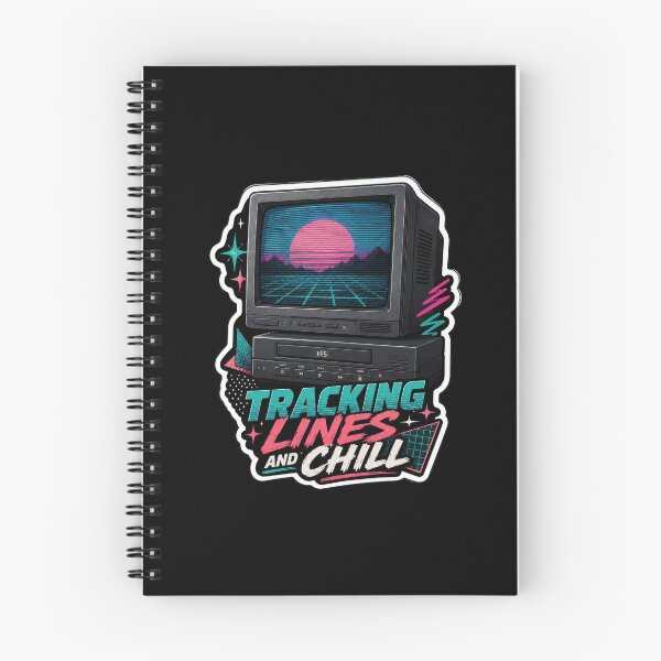 Item preview, Tracking Lines and Chill Retro VHS Sticker designed and sold by Sketchlegacy.
