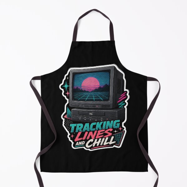 Item preview, Tracking Lines and Chill Retro VHS Sticker designed and sold by Sketchlegacy.