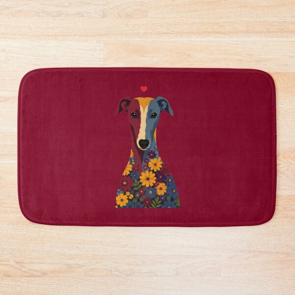 Item preview, Cute Greyhound Whippet Floral designed and sold by bosamji.