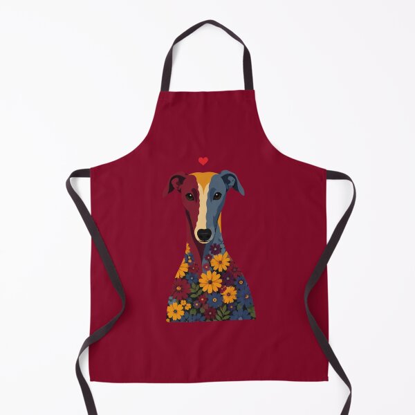 Item preview, Cute Greyhound Whippet Floral designed and sold by bosamji.