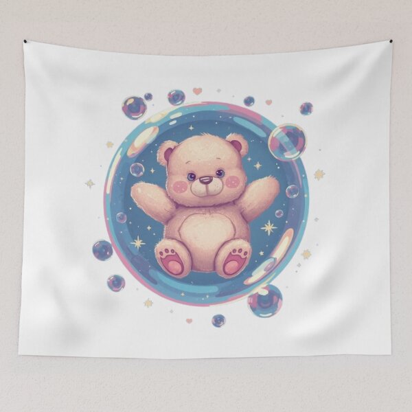 Item preview, Bubble Bear Cute Kawaii Sticker designed and sold by Stylestickers55.