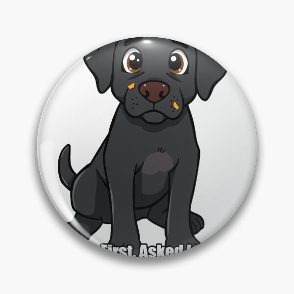 Item preview, Labrador Sticker - Ate First Asked Later - Funny Labrador Owner Gift designed and sold by pawdrops.