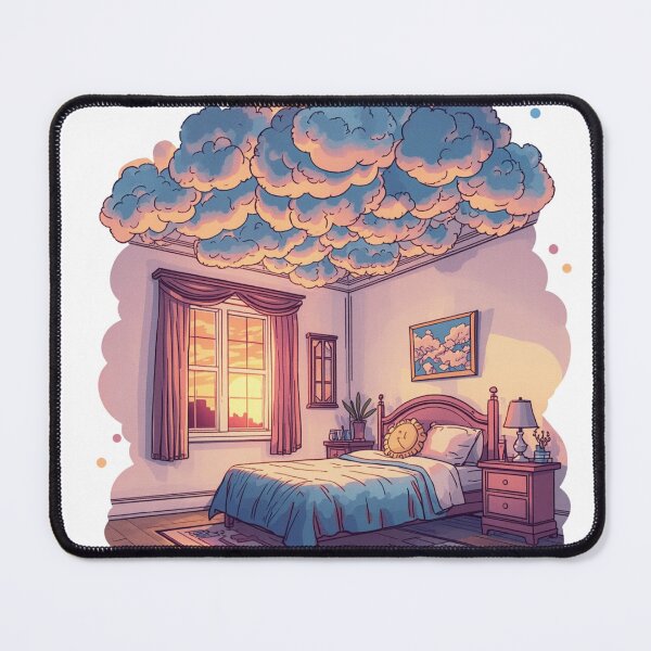 Item preview, Clouds in My Room designed and sold by catcurio.