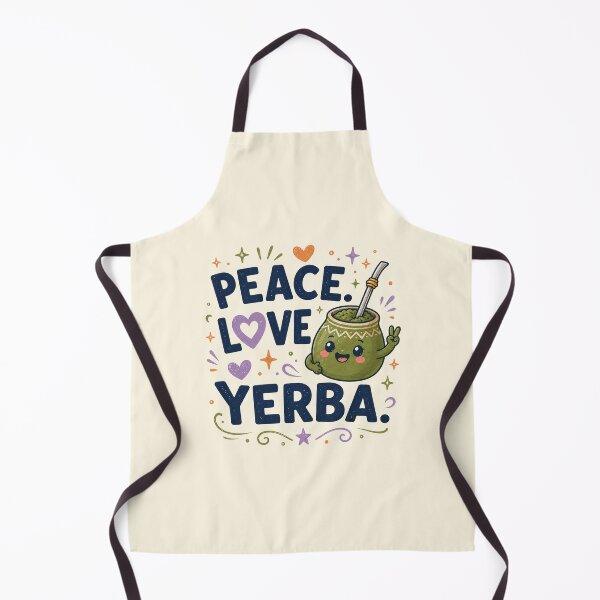 Item preview, Peace Love Yerba Cute Positive Vibes Design designed and sold by BlackSector77.
