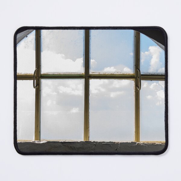 Item preview, Round Arched Window With Sky View Through Patina Plaster Opening in Vintage Interior designed and sold by Nmallia.