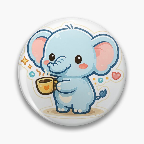 Item preview, Cute elephant sticker  designed and sold by Gadgetstorex.