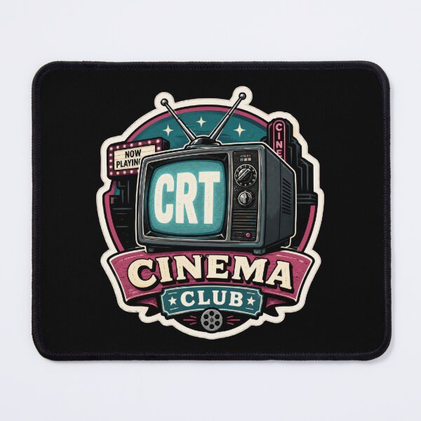 Item preview, CRT Cinema Club Retro TV Sticker designed and sold by Sketchlegacy.