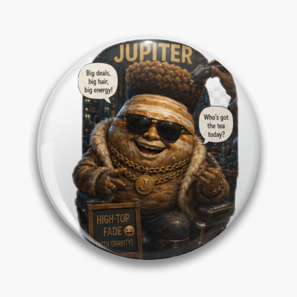 Item preview, JUPITER- BIG DEAL, BIG HAIR, BIG ENERGY designed and sold by PLANET GOSSIP.