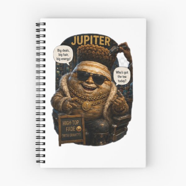 Item preview, JUPITER- BIG DEAL, BIG HAIR, BIG ENERGY designed and sold by PLANET GOSSIP.