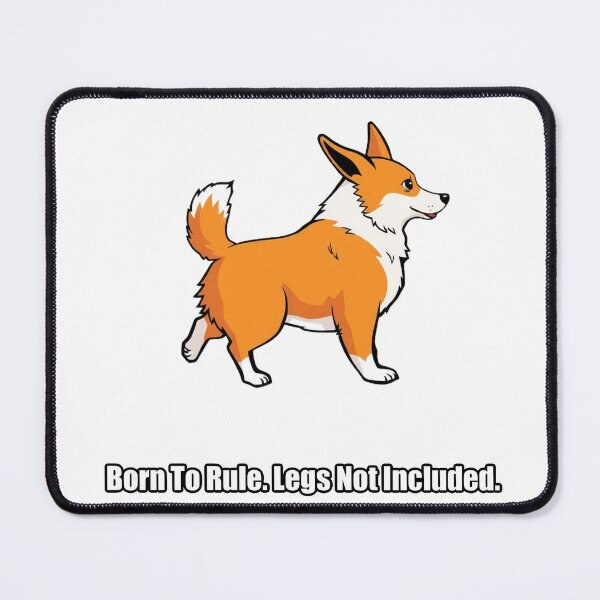 Item preview, Corgi Sticker - Born To Rule Legs Not Included - Funny Corgi Owner Gift designed and sold by pawdrops.