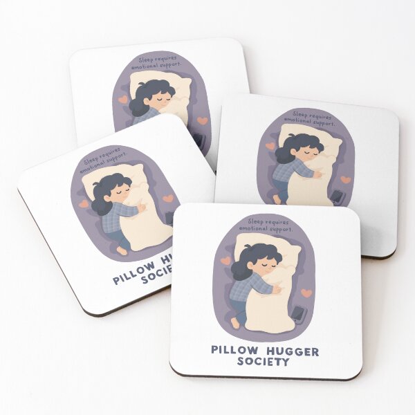 Item preview, Pillow Hugger Society – Sleep Requires Emotional Support Cute Cozy Sleep Design designed and sold by thesalynn.