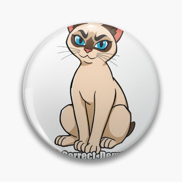 Item preview, Siamese Sticker - Vocal Correct Demanding - Funny Siamese Cat Owner Gift designed and sold by pawdrops.