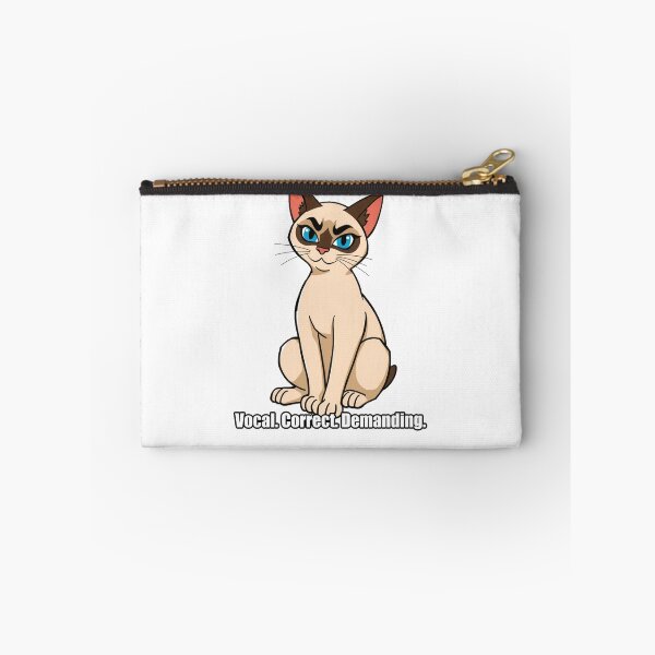 Item preview, Siamese Sticker - Vocal Correct Demanding - Funny Siamese Cat Owner Gift designed and sold by pawdrops.