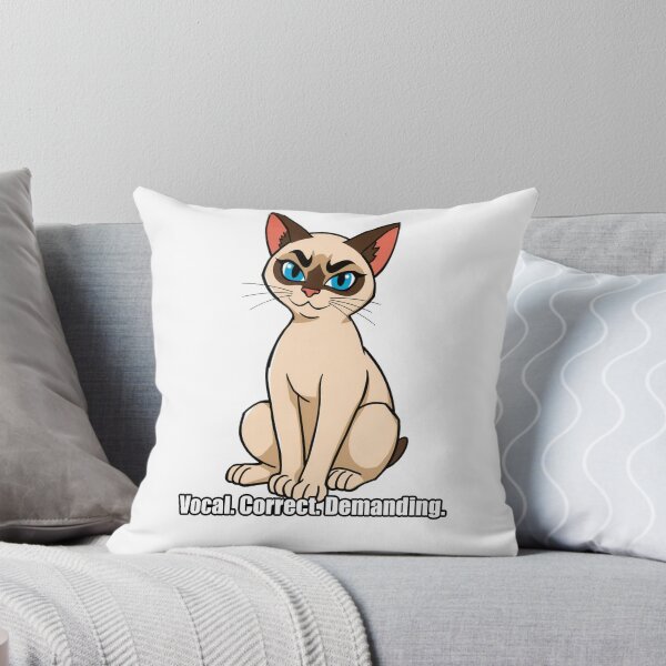 Item preview, Siamese Sticker - Vocal Correct Demanding - Funny Siamese Cat Owner Gift designed and sold by pawdrops.