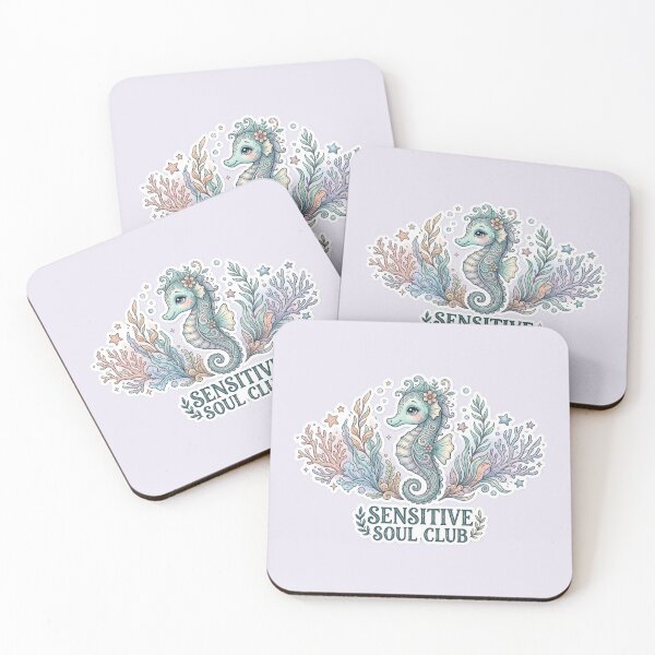 Item preview, Sensitive Soul Club Seahorse Design designed and sold by Safe Haven Pets.