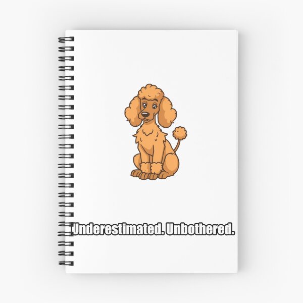 Item preview, Poodle Sticker - Underestimated Unbothered - Funny Poodle Owner Gift designed and sold by pawdrops.
