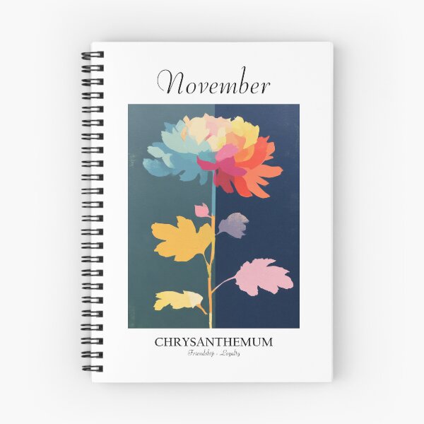 Item preview, NOVEMBER BIRTH FLOWER CHRYSANTHEMUM ART designed and sold by MarkedArtPrints.
