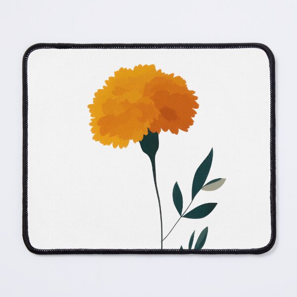 Item preview, OCTOBER BIRTH FLOWER MARIGOLD ART designed and sold by MarkedArtPrints.