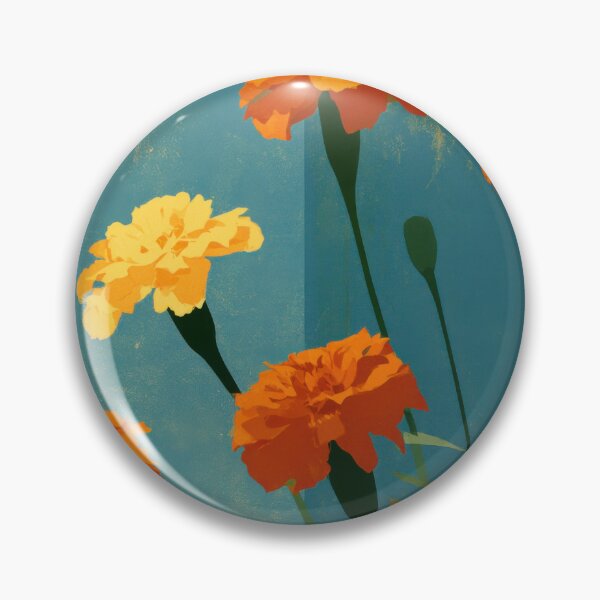 Item preview, OCTOBER BIRTH FLOWER MARIGOLD ART designed and sold by MarkedArtPrints.