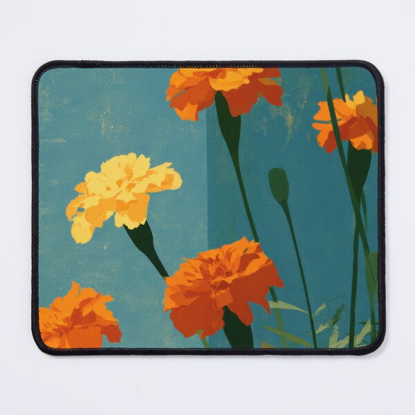 Item preview, OCTOBER BIRTH FLOWER MARIGOLD ART designed and sold by MarkedArtPrints.