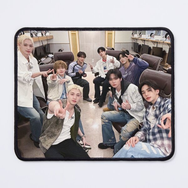 Item preview, Stray Kids summer blue group picture DIVINE You make stray kids STAY SKZ SKZOO kpop bang chan lee know changbin hyunjin han felix seungmin IN 5 star world tour poster designed and sold by Kpop-Noona.