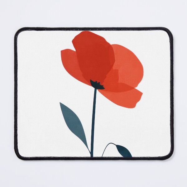 Item preview, AUGUST BIRTH FLOWER POPPY ART designed and sold by MarkedArtPrints.