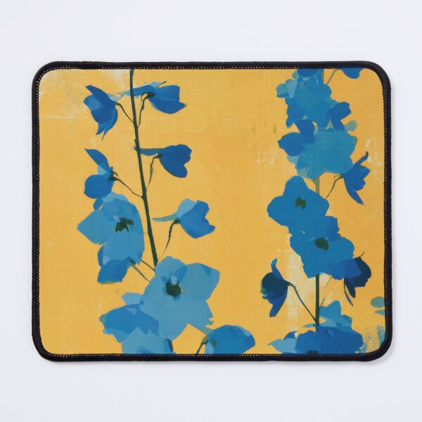 Item preview, JULY BIRTH FLOWER LARKSPUR ART designed and sold by MarkedArtPrints.