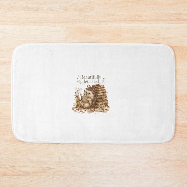 Item preview, Beautifully Detached Dark Academia Hedgehog Book Lover designed and sold by AQUILAKREO.